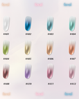 FAVAI 36 Farben Airbrush-Gel-Nagel-Air-Gel-Set – Combo Hot-12+Ice+Aurora-Kollektion, 3 Packungen 12 x 10 ml