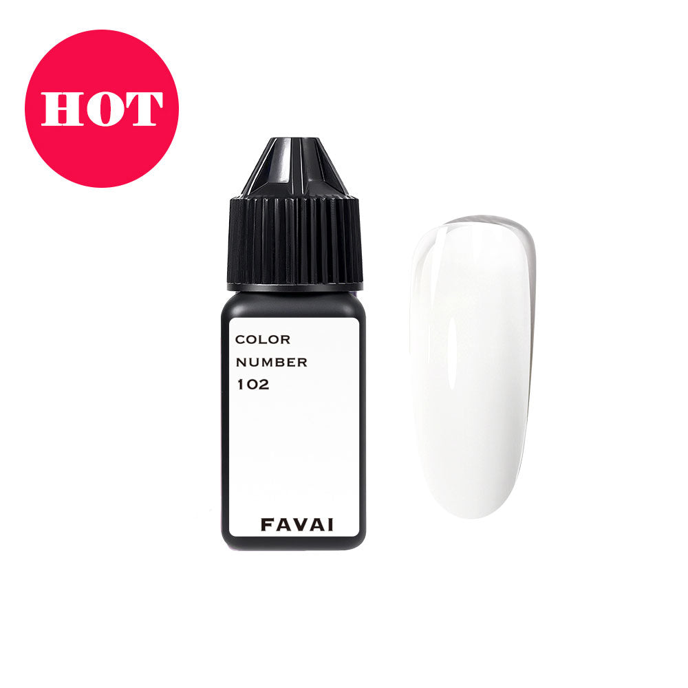 FAVAI Airbrush Gel Nail Polish Air Gel - White (