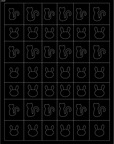 32 Hojas de Esténcil para Arte de Uñas Francesas de Aerógrafo – Estilo A+B+C 32 PCS