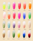 FAVAI Selection 24 Colors Airbrush Gel Nail Polish - Hot Collection 24*10ml