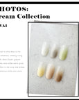 FAVAI 6 Colors Airbrush Gel Nail Polish Air Gel Set - Cream Collection (