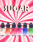 FAVAI 6 Colors Airbrush Gel Nail Polish Set - Sugar Collection (