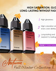 FAVAI 6 Colors Airbrush Gel Nail Polish Air Gel Set - Fall & Winter Collection (