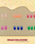 FAVAI 6 Colors Airbrush Gel Nail Polish Set - Sugar Collection (