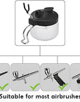 FAVAI Airbrush Glass Cleaning Pot