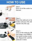 FAVAI Airbrush Glass Cleaning Pot