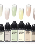 FAVAI 6 Colors Airbrush Gel Nail Polish Air Gel Set - Cream Collection (