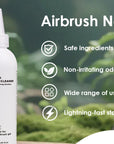 FAVAI Airbrush Gel Air Gel Nail Cleaner Professional Cleaning Solution 200ml/7.04fl.oz