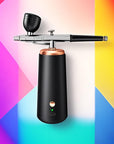 FAVAI Cordless Airbrush Kit with Air Compressor - Three Pressure 120/140/160 KPA - NEW BLACK 2.0