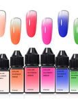 FAVAI 6 Colors Airbrush Gel Nail Polish Air Gel Set - Sugar Collection (