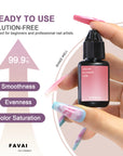 FAVAI Hot 12 Colors Airbrush Gel Nail Polish Air Gel Set - Spring Summer Collection 12*10ml