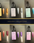 FAVAI 6 Colors Airbrush Gel Nail Polish Kit Galaxy Collection 6*15ml