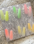 Favai Airbrush Neon Gel Nail Polish Set 6 Neon colors Collection (
