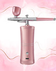 FAVAI Cordless Airbrush Kit with Air Compressor 27PSI - PINK