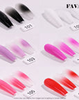 FAVAI Hot-12 噴槍凝膠指甲油 + 專業清潔劑組合