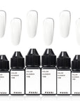 FAVAI Airbrush Gel Nail Polish Air Gel Set - White (