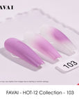 FAVAI Airbrush Gel Nail Polish Air Gel - (