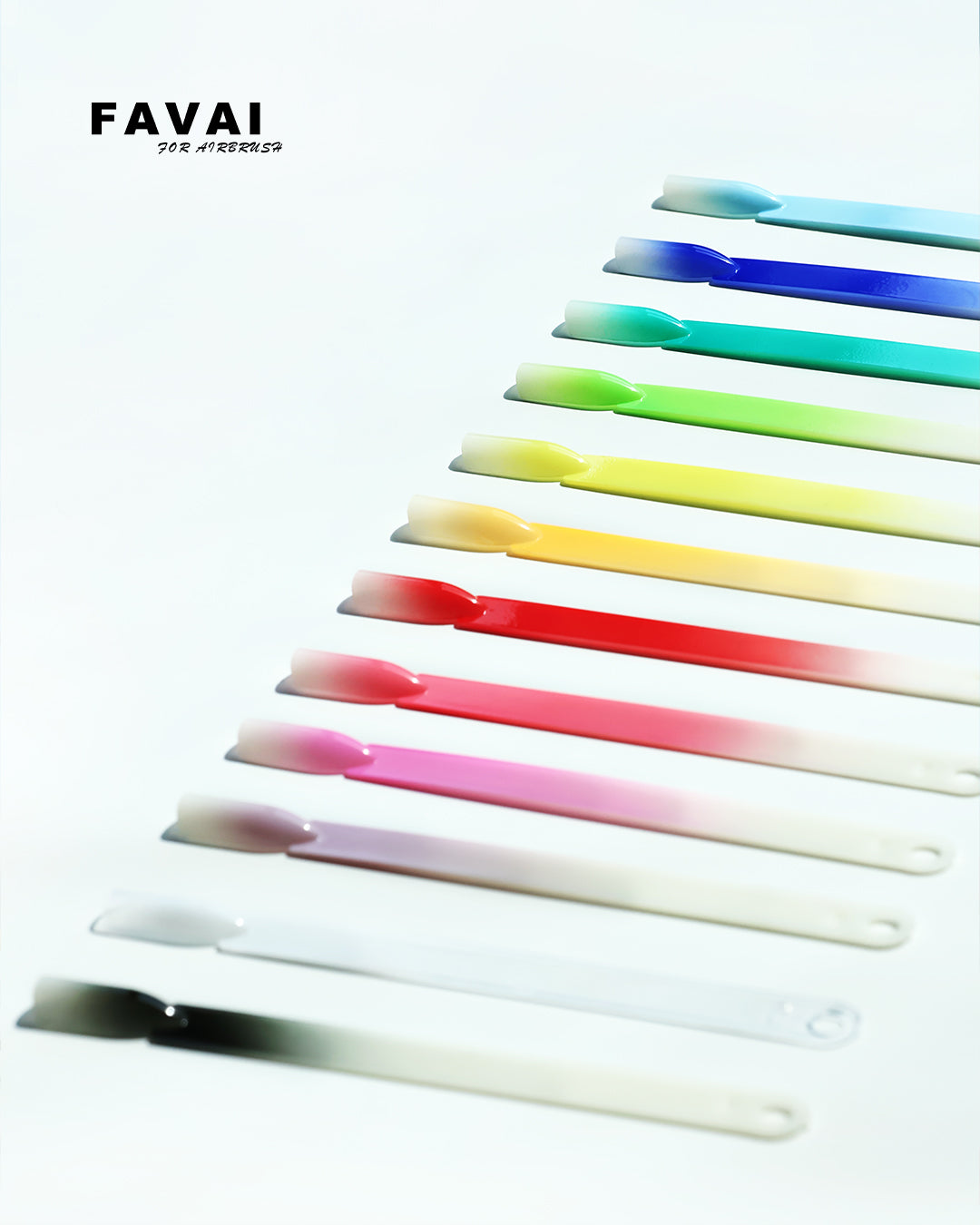 Combo de Gel y Compresor de Aerógrafo FAVAI | Colección Hot-12 + Compresor de Doble Modo