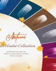 FAVAI 6 Colors Airbrush Gel Nail Polish Air Gel Set - Fall & Winter Collection (