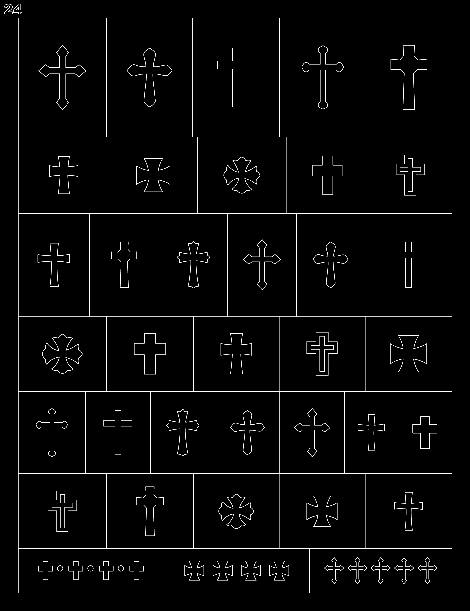 32 Hojas de Esténcil para Arte de Uñas Francesas de Aerógrafo – Estilo A+B+C 32 PCS