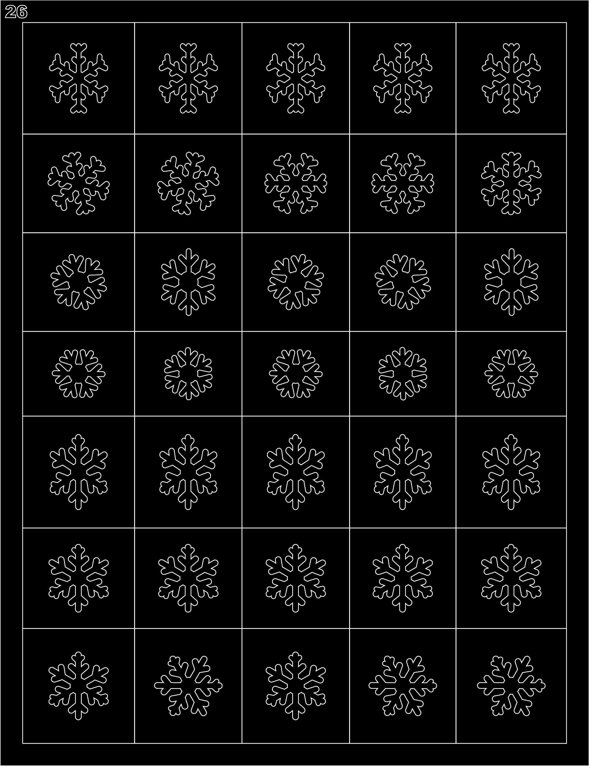 32 Hojas de Esténcil para Arte de Uñas Francesas de Aerógrafo – Estilo A+B+C 32 PCS