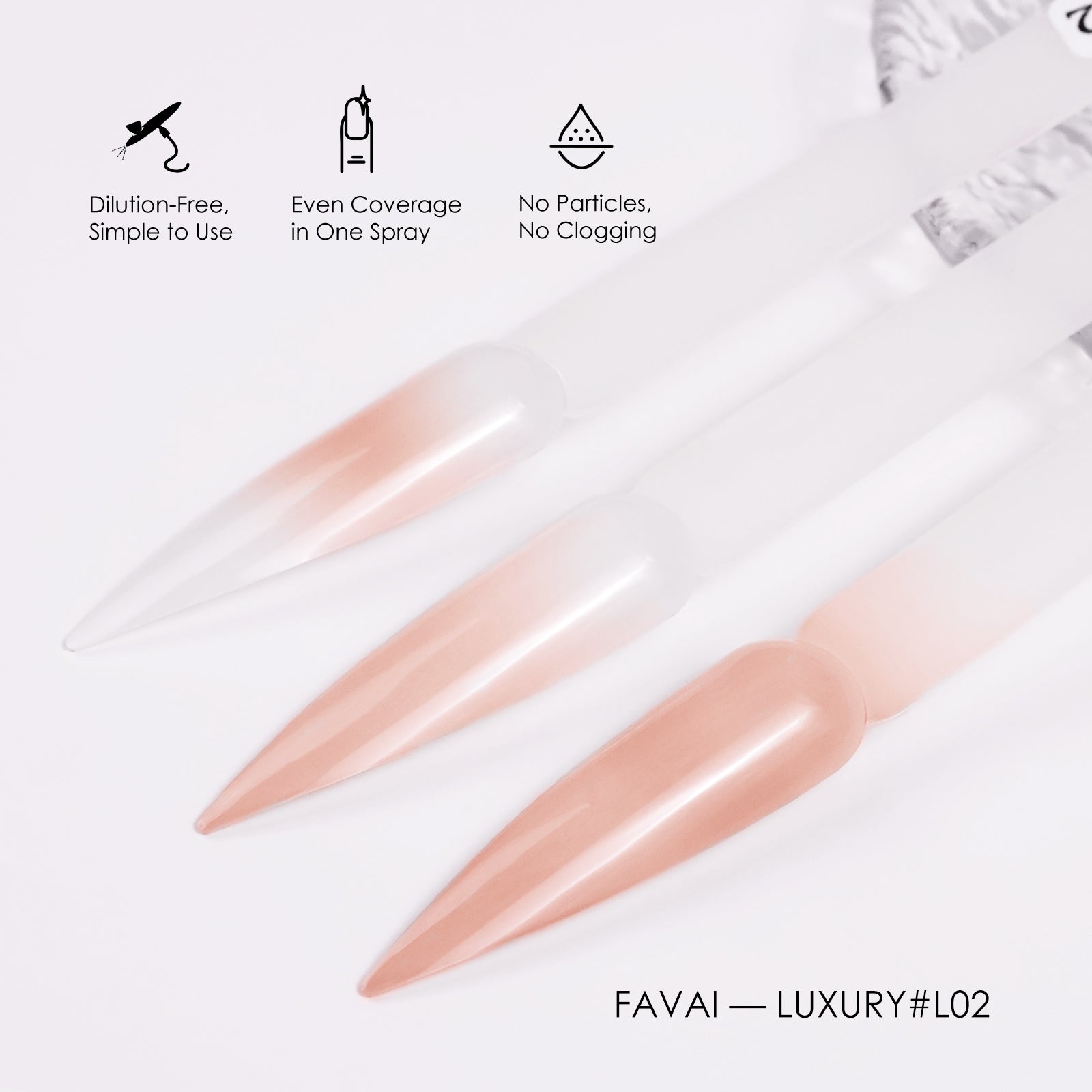 FAVAI Vernis Gel Airbrush pour Ongles - (