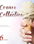 FAVAI 6 Colors Airbrush Gel Nail Polish Air Gel Set - Cream Collection (