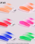FAVAI 6 Colors Airbrush Gel Nail Polish Air Gel Set - Sugar Collection (
