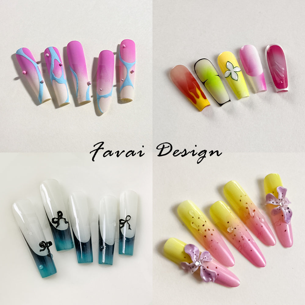FAVAI The Signature HOT-12 Collection Airbrush Gel Nail Polish Air Gel Set 12*15ml
