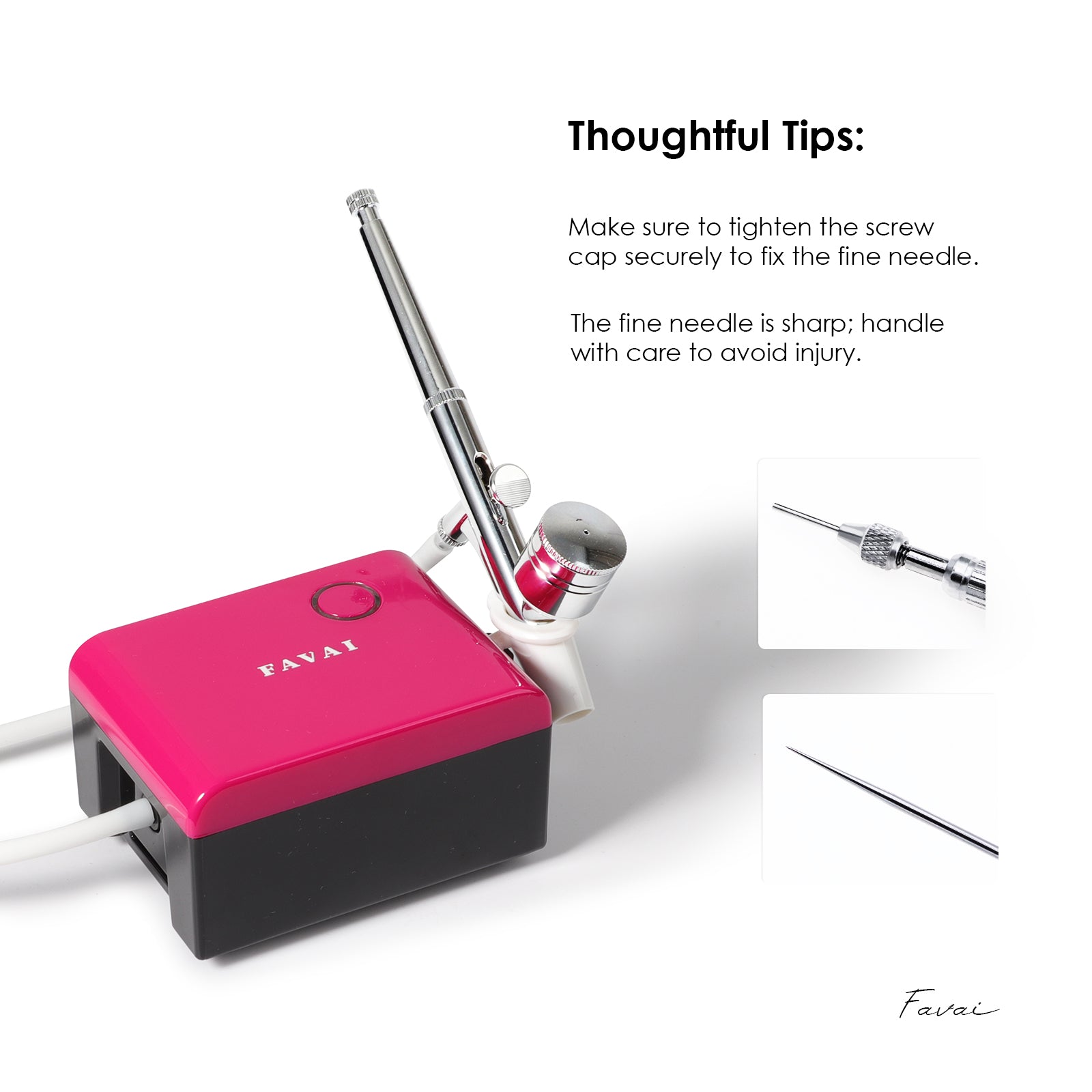 Combo de Gel y Compresor de Aerógrafo FAVAI | Colección Hot-12 + Compresor de Doble Modo