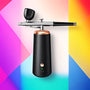 FAVAI Cordless Airbrush Kit with Air Compressor - Three Pressure 120/140/160 KPA - NEW BLACK 2.0