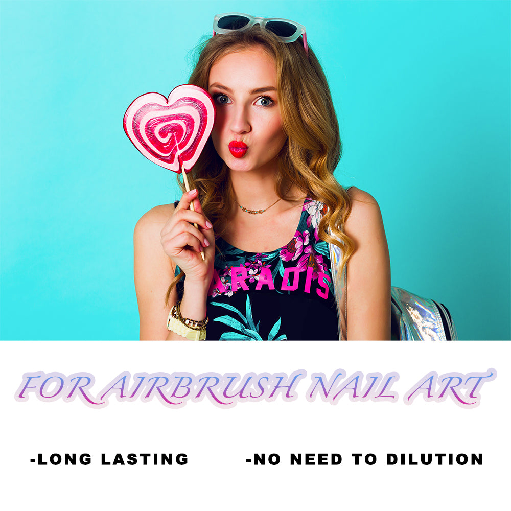 FAVAI Airbrush Gel Nail Polish Set - (#102) 6*15ml